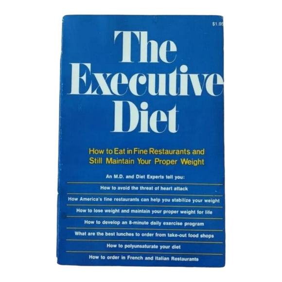 The Executive Diet Austin H Schoen MD William I Kaufman PB NF VTG 1969 Health - Picture 1 of 3